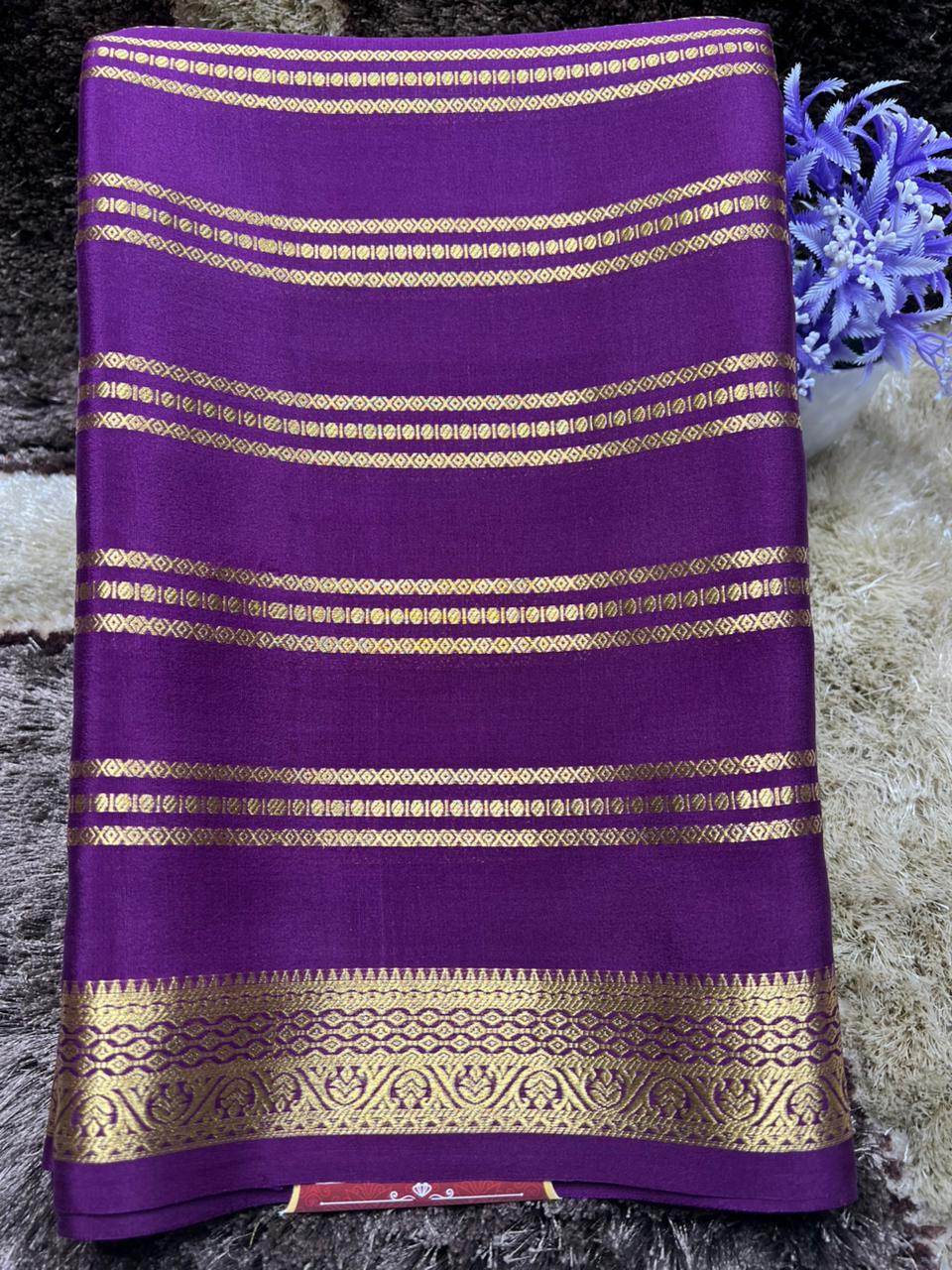 Pure Mysore Silk Saree.