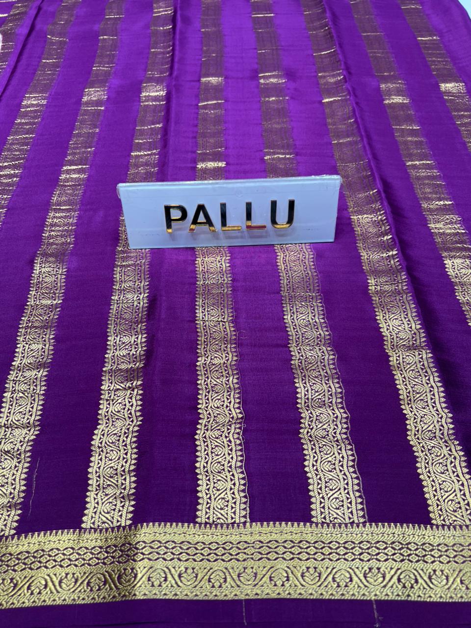 Pure Mysore Silk Saree.
