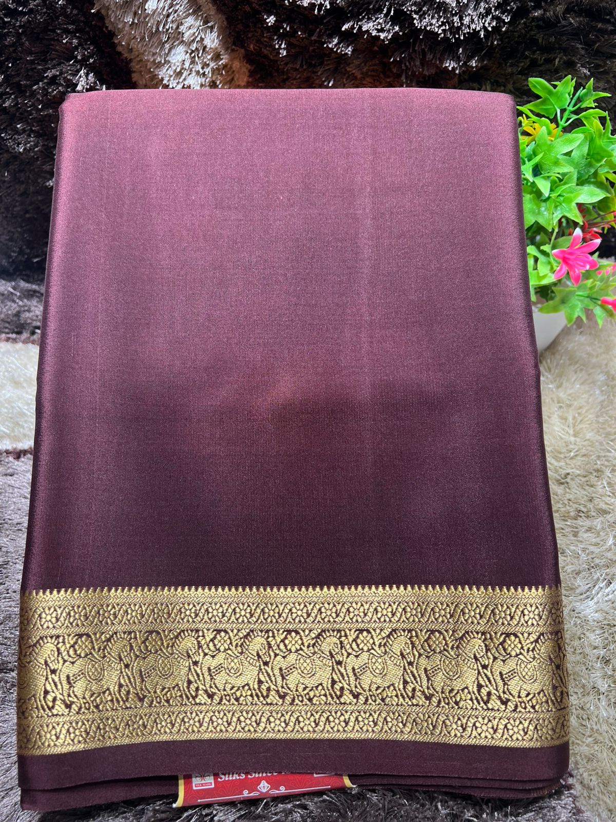 Pure Mysore Silk Saree.