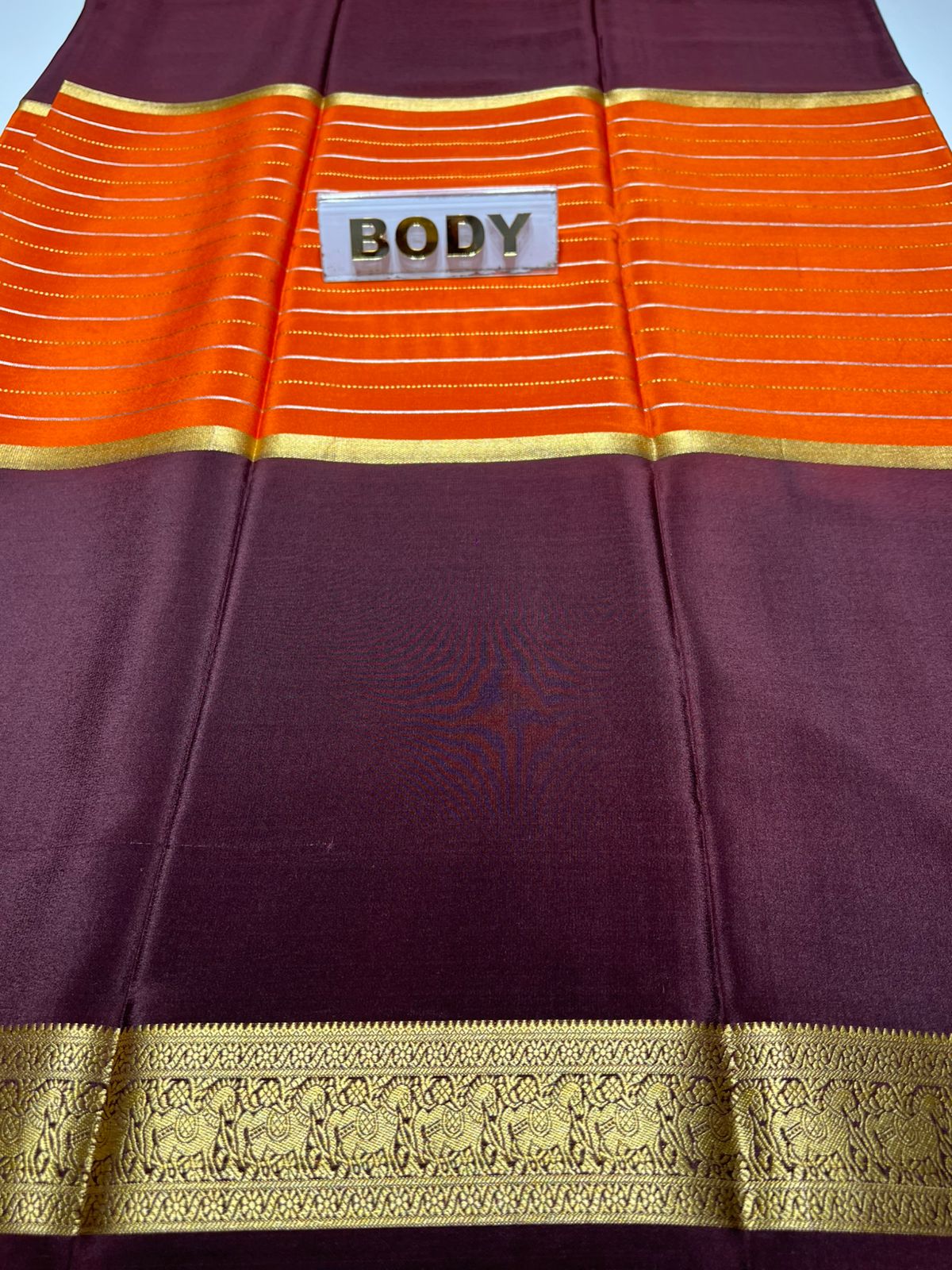 Pure Mysore Silk Saree.