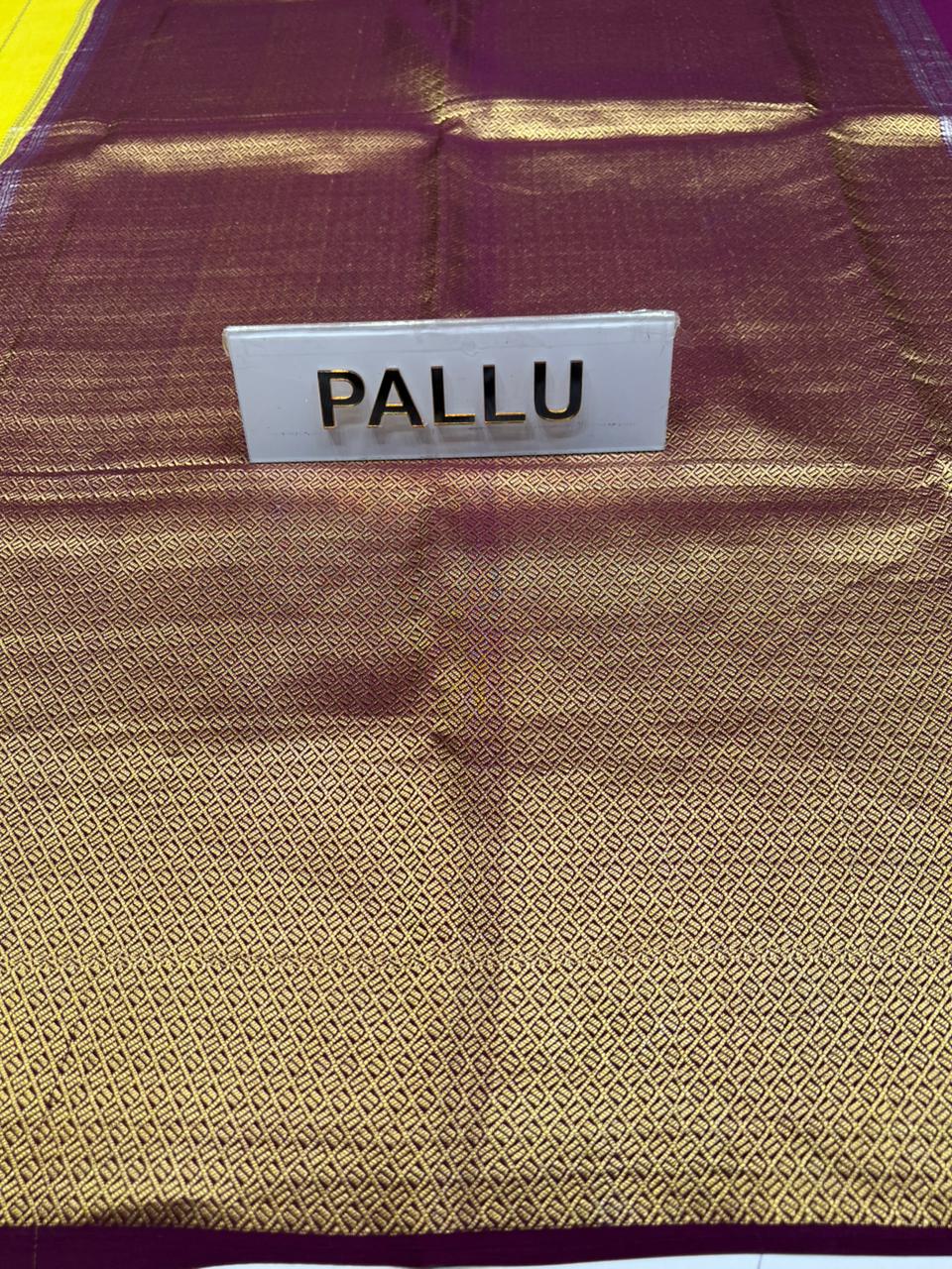 Pure Mysore Silk Saree.