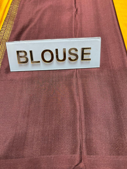 Pure Mysore Silk Saree.
