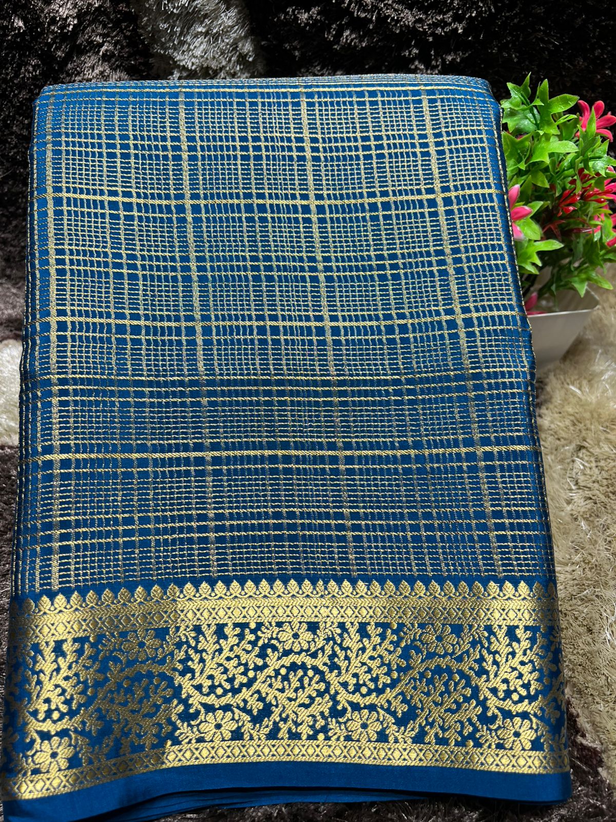 Pure Mysore Silk Saree.