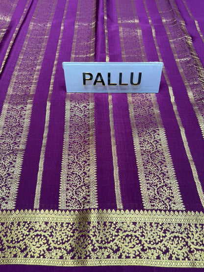 Pure Mysore Silk Saree.