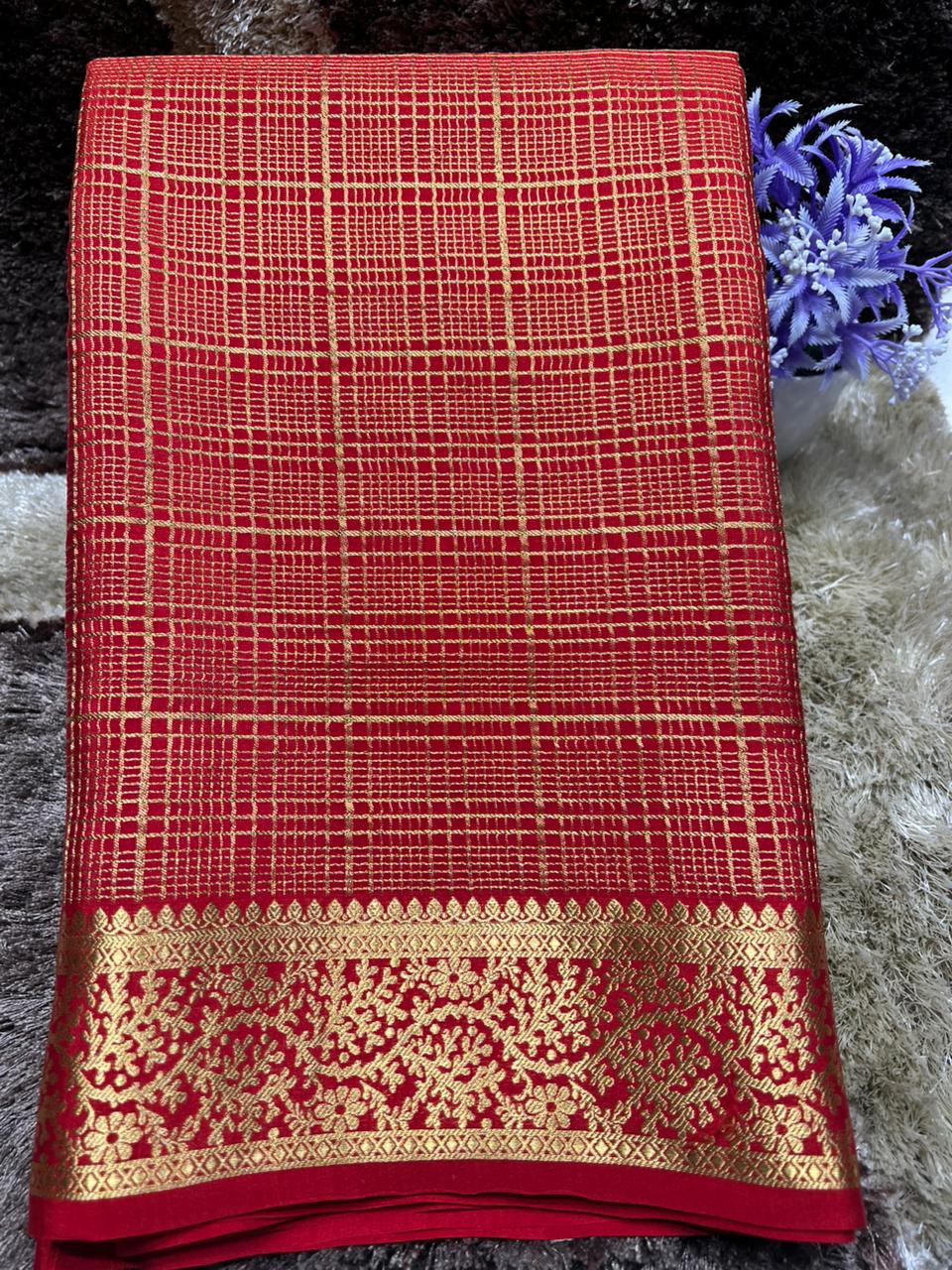 Pure Mysore Silk Saree.