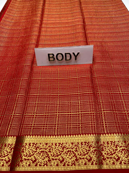 Pure Mysore Silk Saree.
