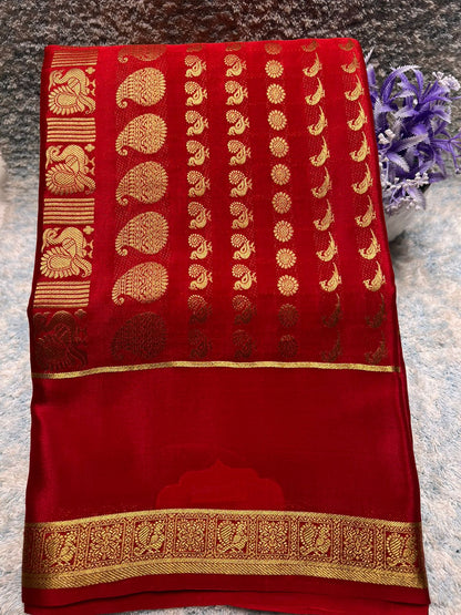 Pure Mysore Silk Saree.
