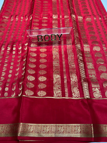 Pure Mysore Silk Saree.