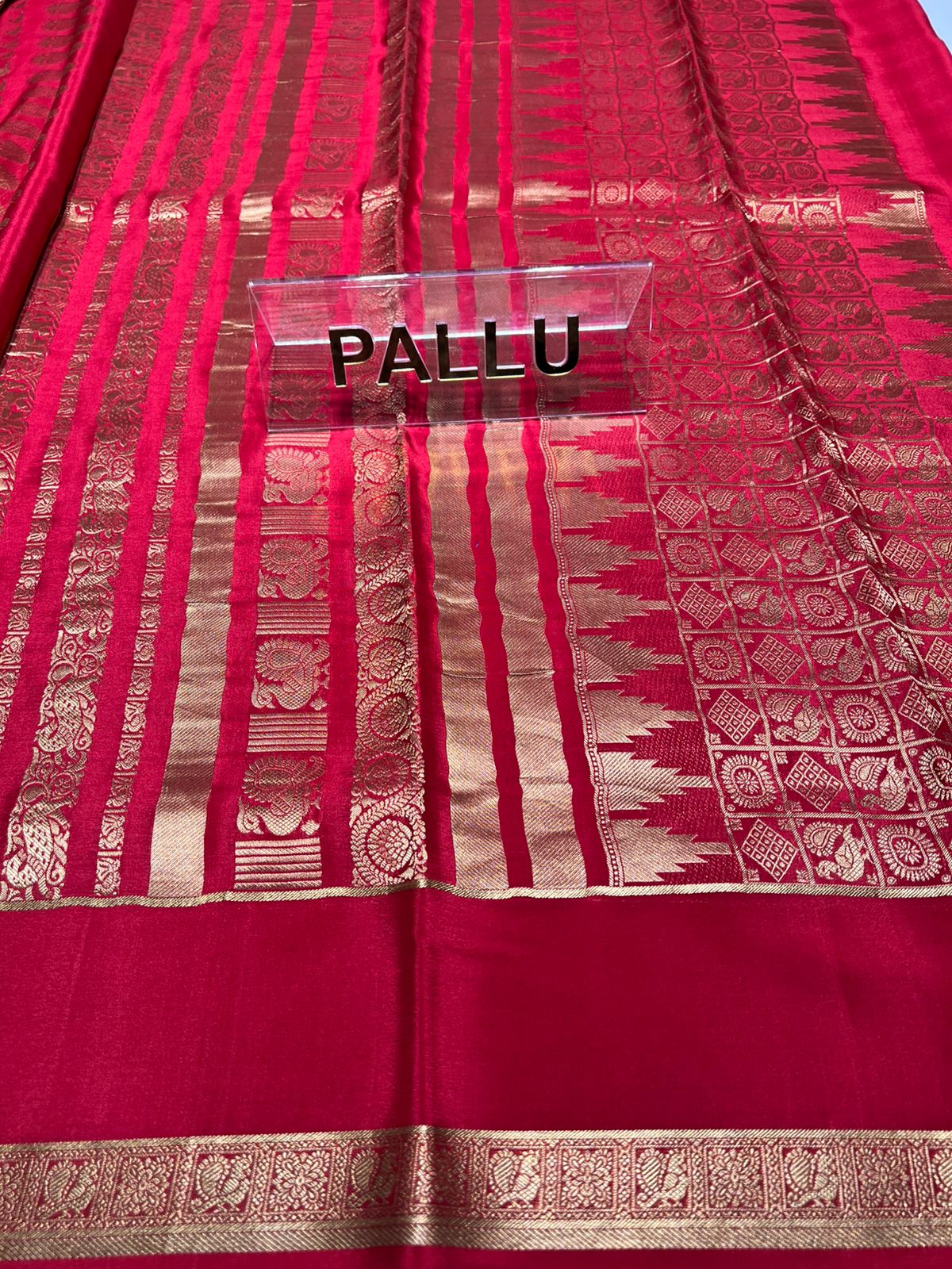 Pure Mysore Silk Saree.