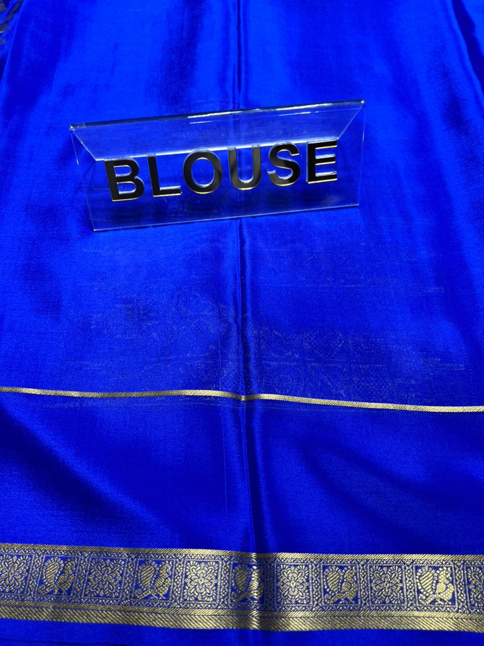 Pure Mysore Silk Saree.