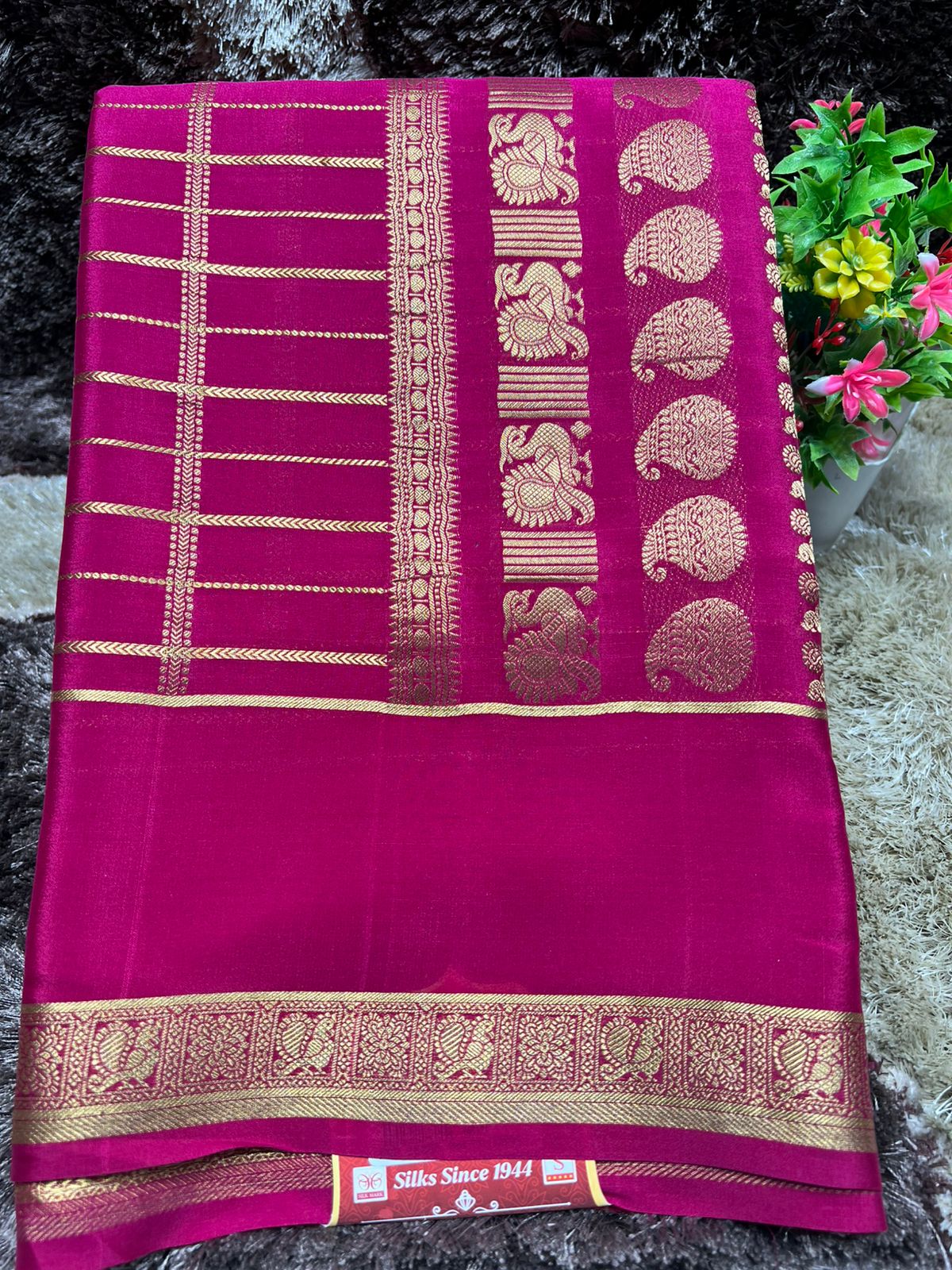 Pure Mysore Silk Saree.