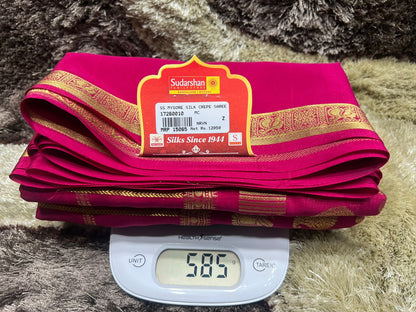 Pure Mysore Silk Saree.