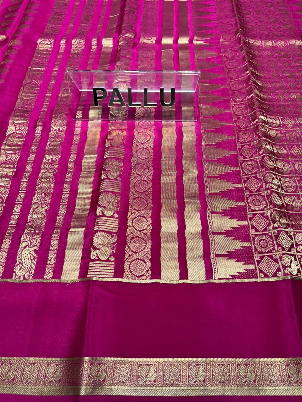 Pure Mysore Silk Saree.