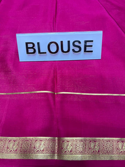 Pure Mysore Silk Saree.