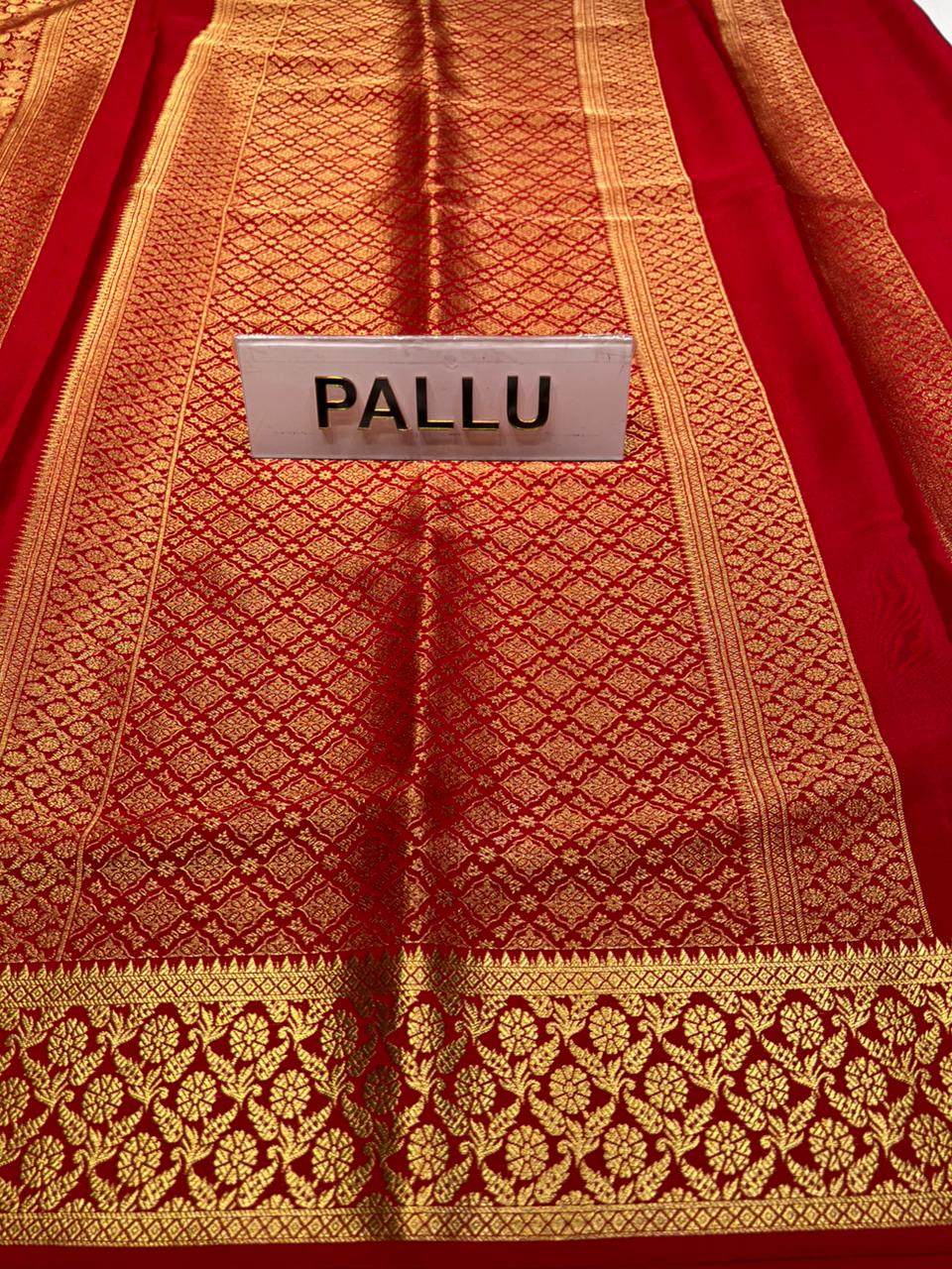 Pure Mysore Silk Saree.