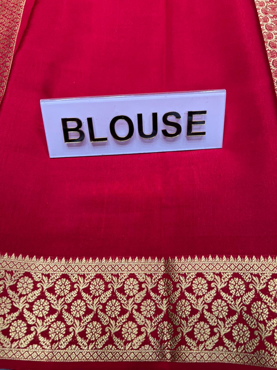 Pure Mysore Silk Saree.