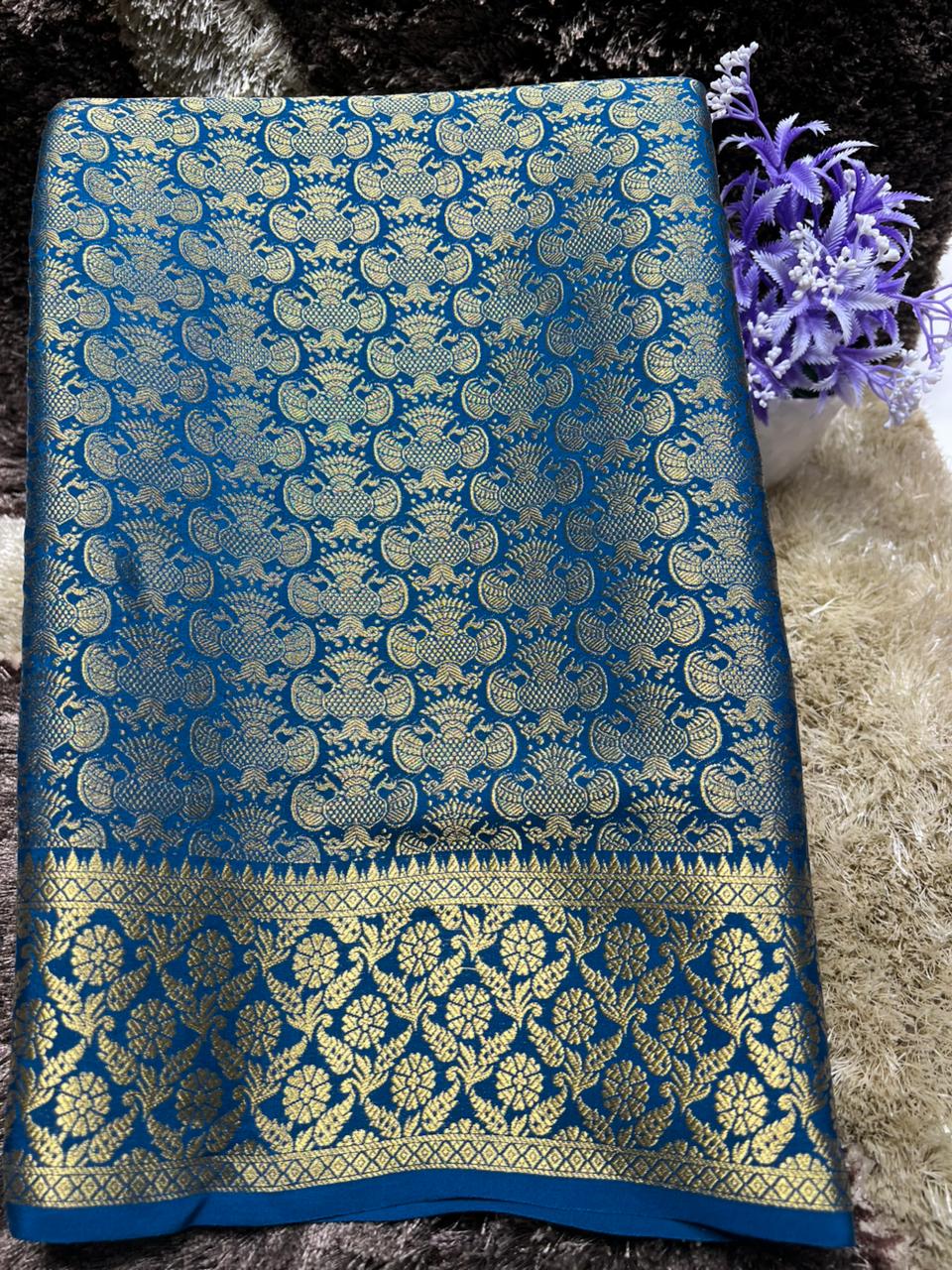 Pure Mysore Silk Saree.