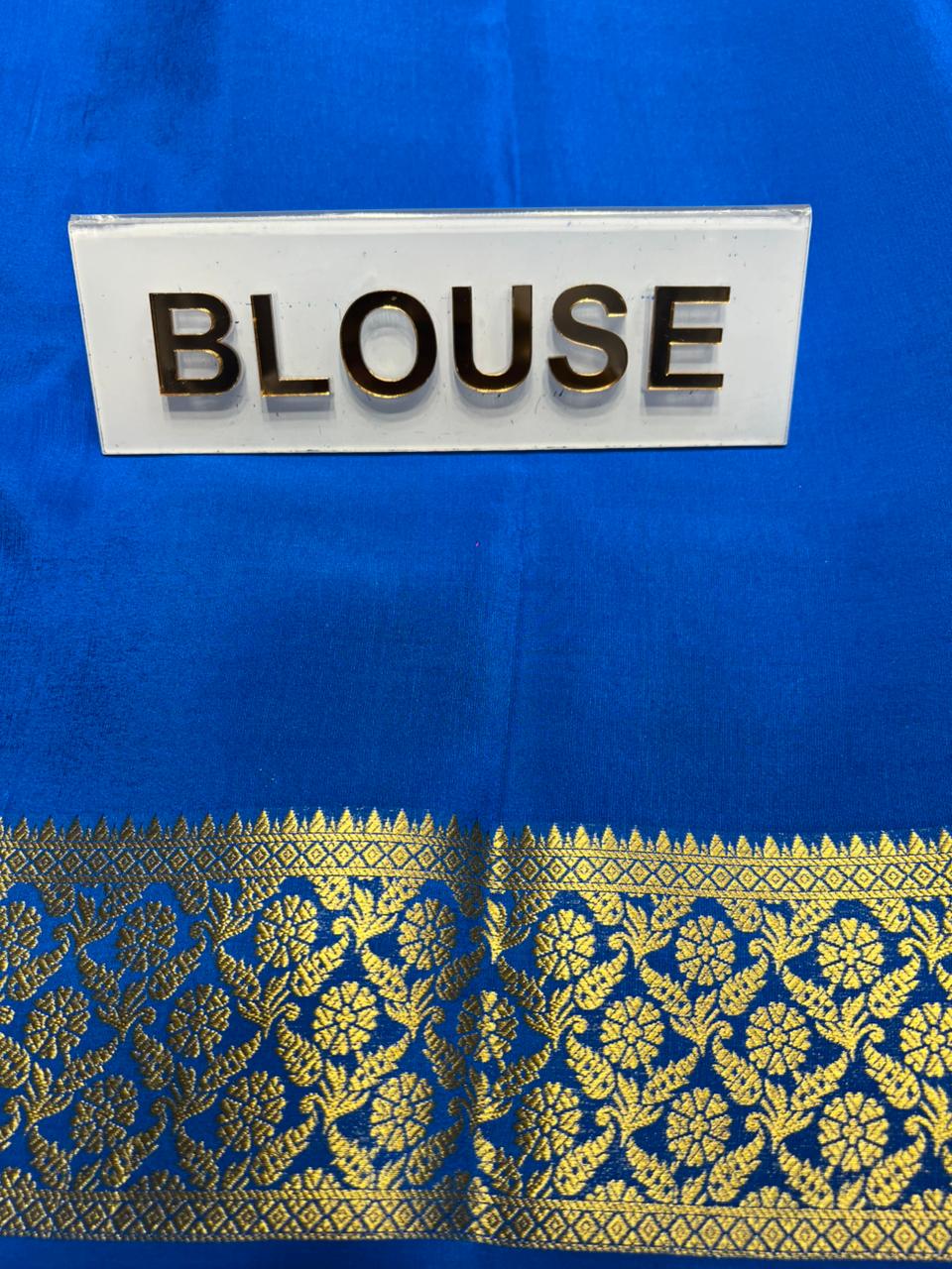 Pure Mysore Silk Saree.
