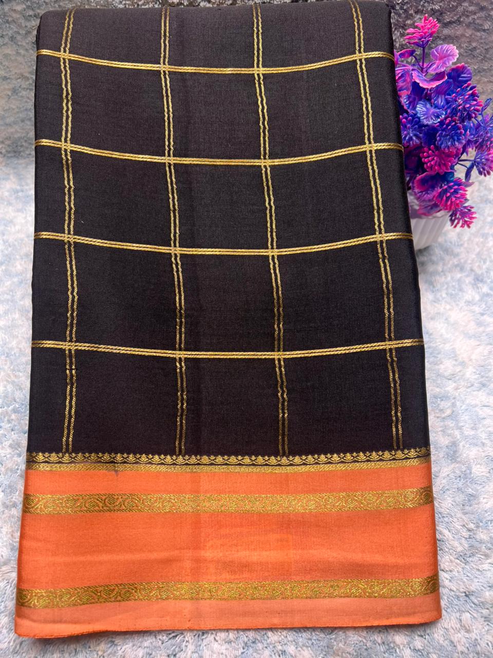 Pure Mysore Silk Saree.