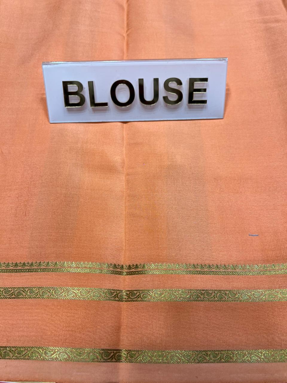 Pure Mysore Silk Saree.