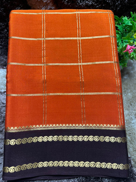 Pure Mysore Silk Saree.