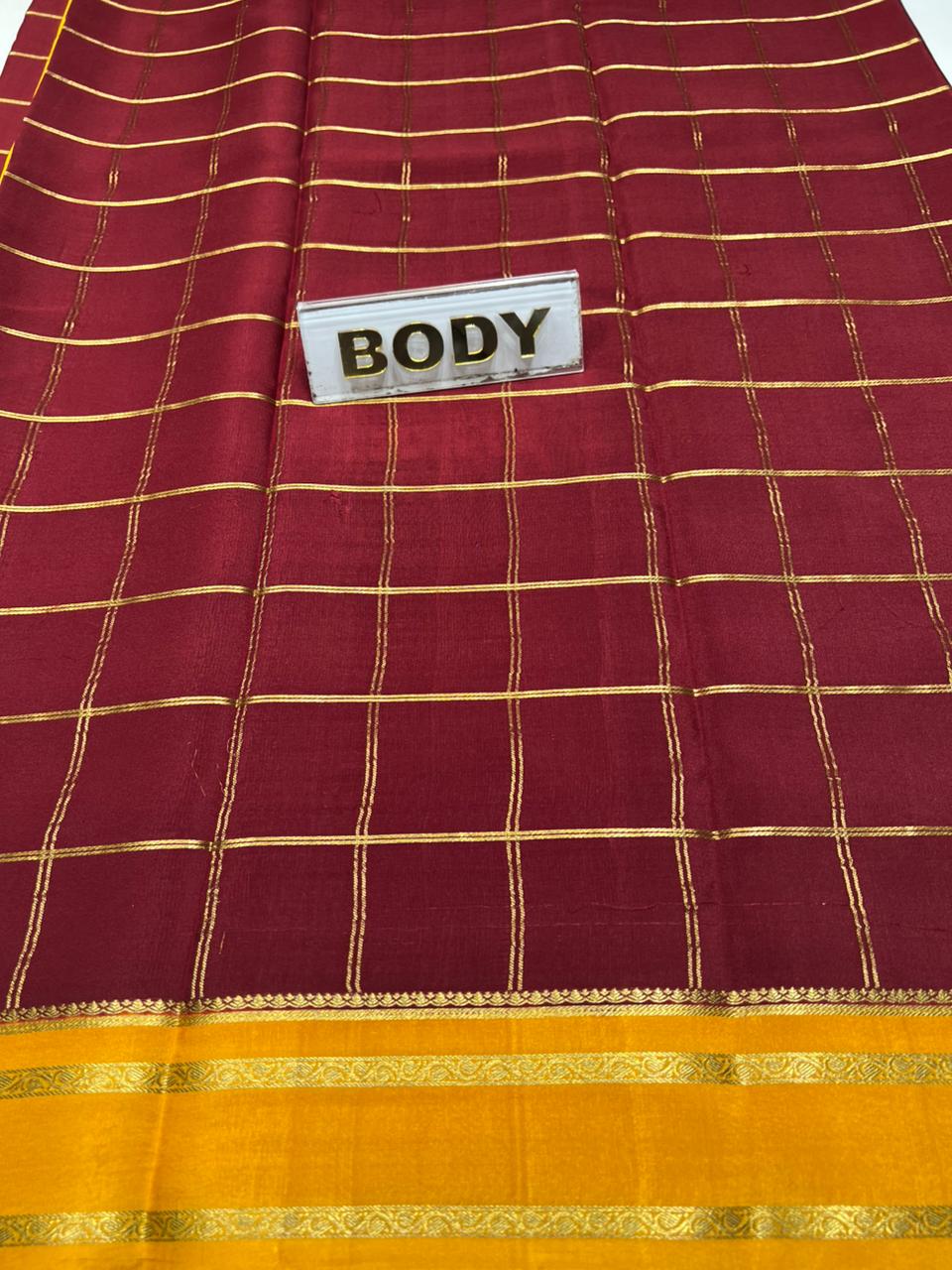 Pure Mysore Silk Saree.