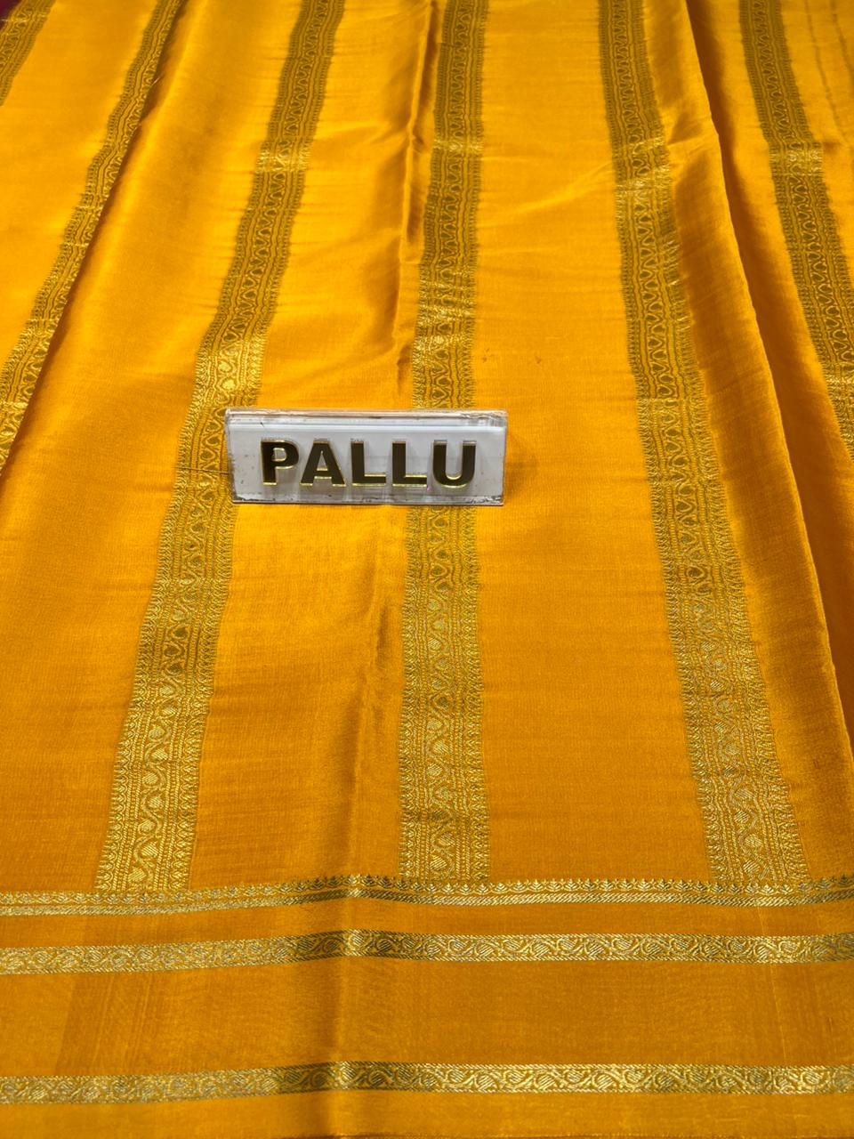 Pure Mysore Silk Saree.