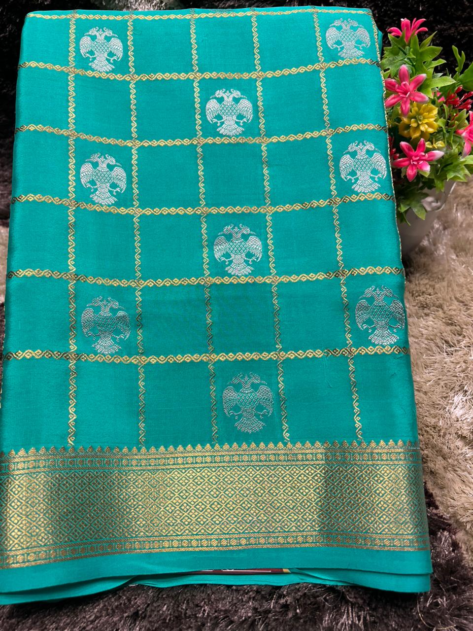 Pure Mysore Silk Saree.