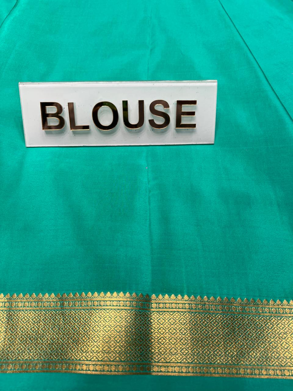 Pure Mysore Silk Saree.