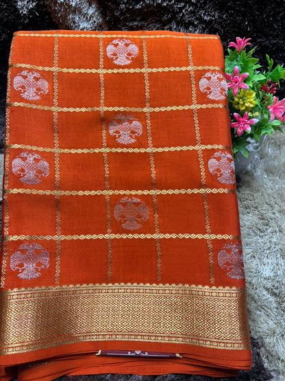 Pure Mysore Silk Saree.