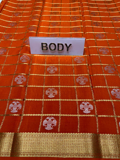Pure Mysore Silk Saree.