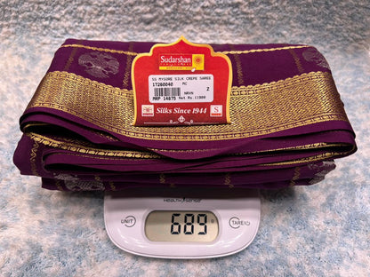 Pure Mysore Silk Saree.