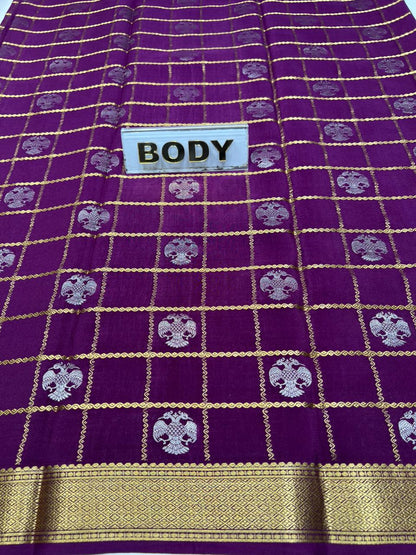 Pure Mysore Silk Saree.