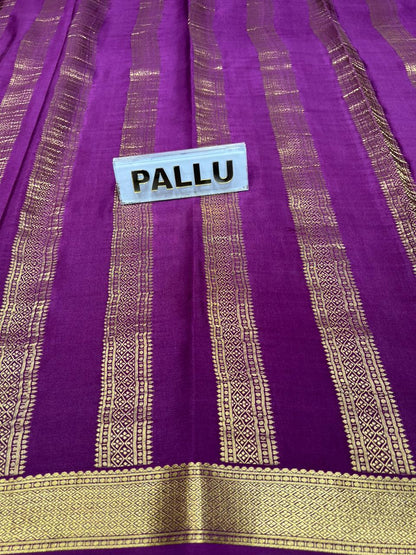Pure Mysore Silk Saree.
