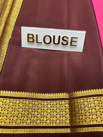 Pure Mysore Silk Saree.