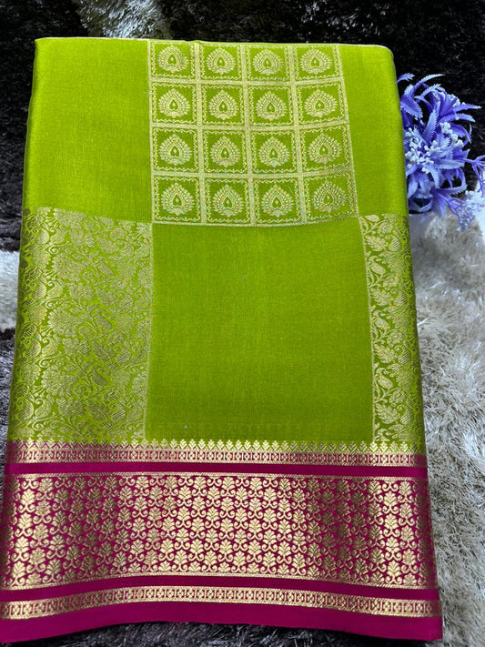 Pure Mysore Silk Saree.