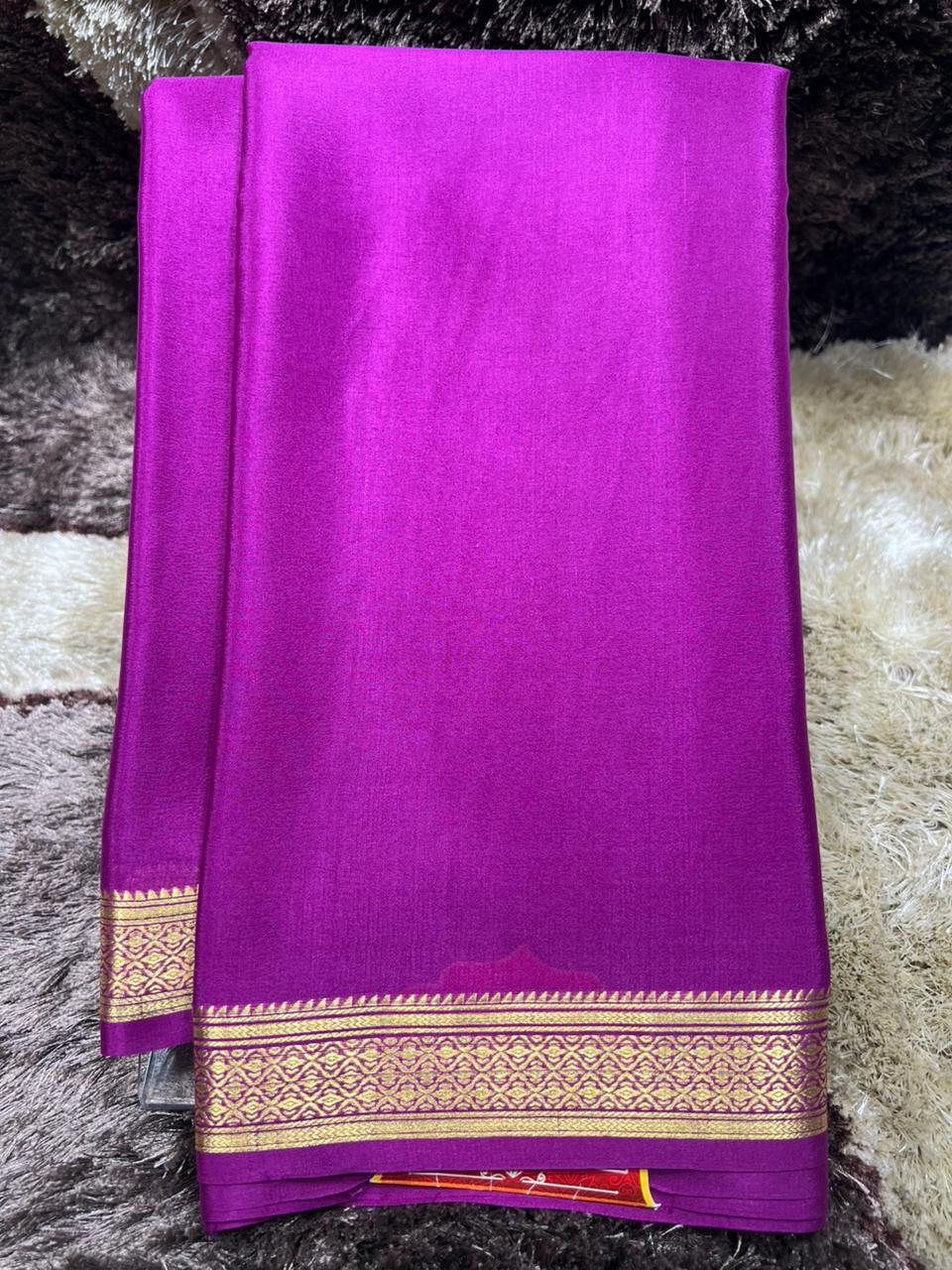 Pure Mysore Silk Saree ( 60 Grams )