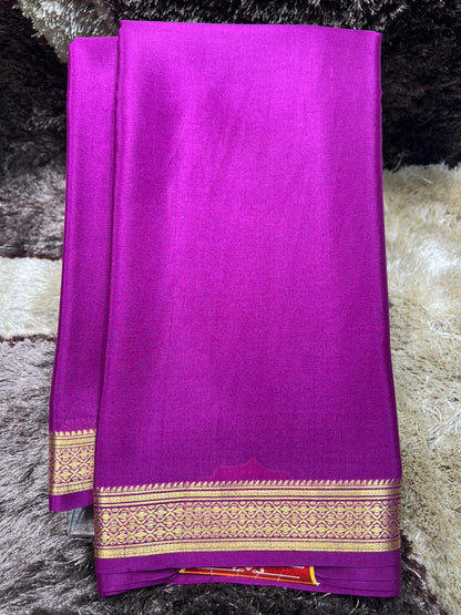 Pure Mysore Silk Saree ( 60 Grams )