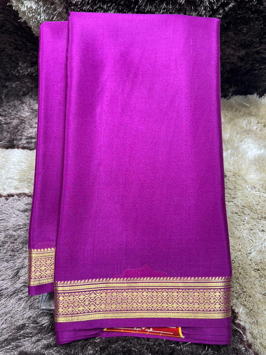 Pure Mysore Silk Saree ( 60 Grams )
