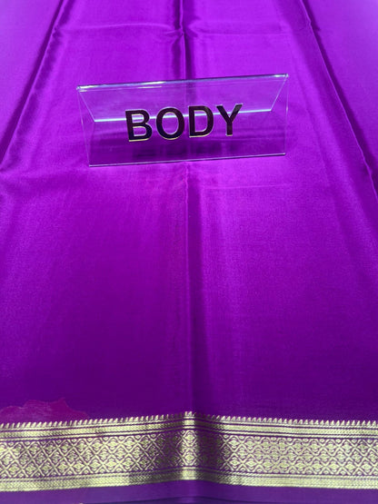 Pure Mysore Silk Saree ( 60 Grams )