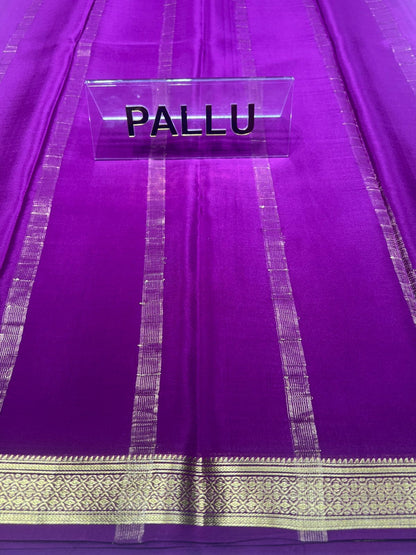 Pure Mysore Silk Saree ( 60 Grams )