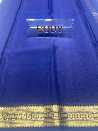 Pure Mysore Silk Saree ( 60 Grams )