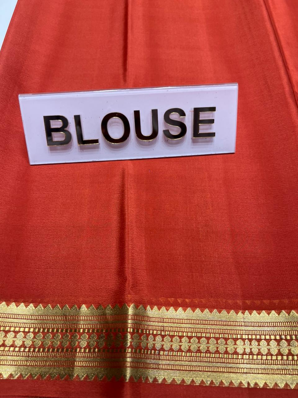 Pure Mysore Silk Saree ( 60Grams )
