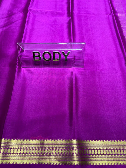 Pure Mysore Silk Saree ( 60 Grams )