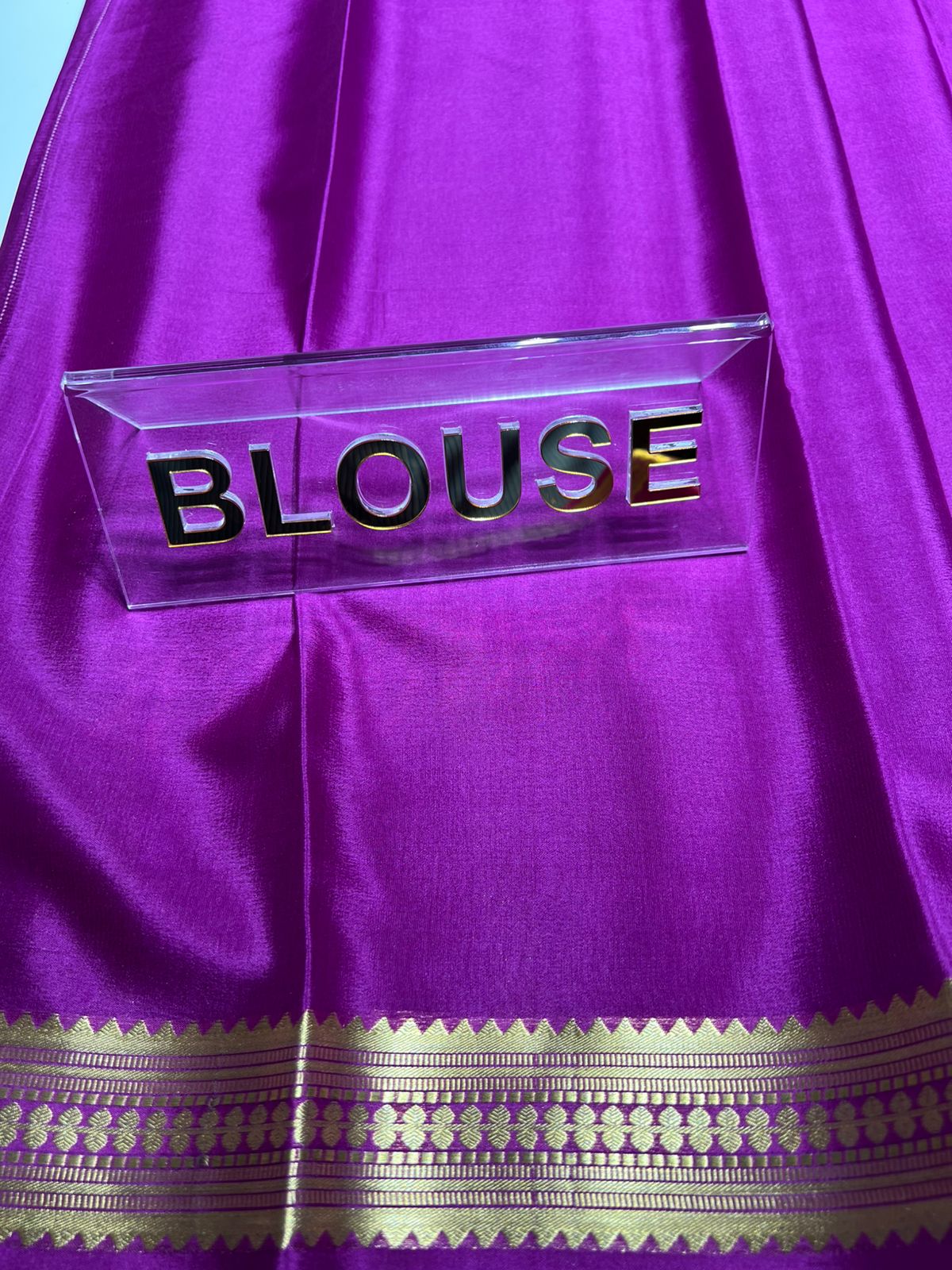 Pure Mysore Silk Saree ( 60 Grams )