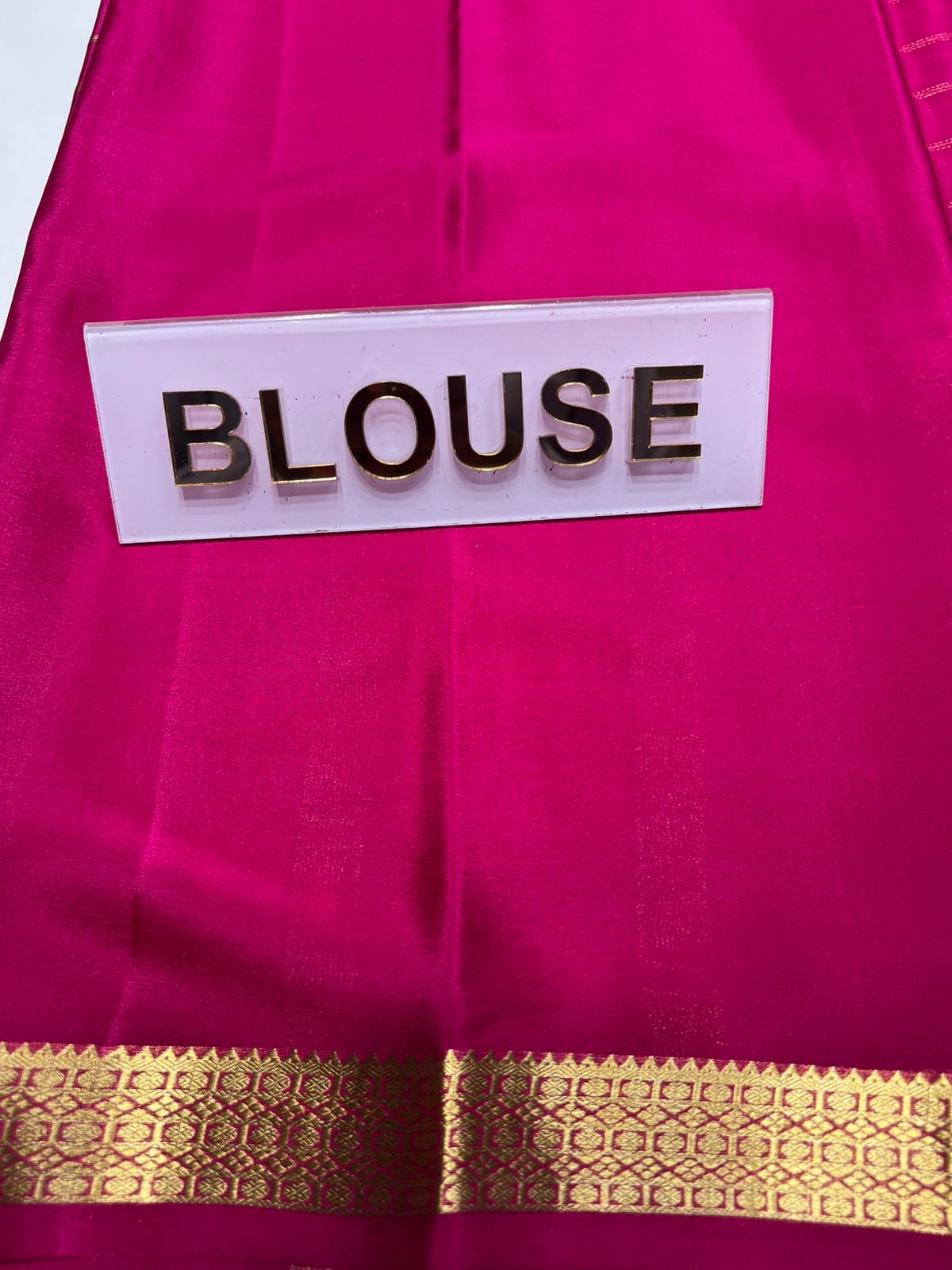 Pure Mysore Silk Saree ( 60Grams )