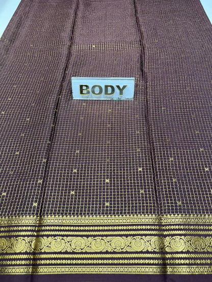 Pure Mysore Silk Saree.