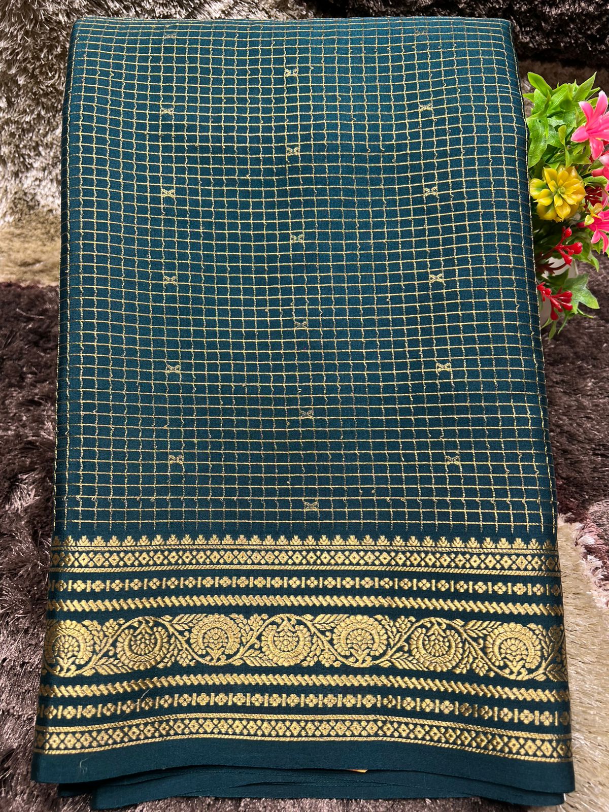 Pure Mysore Silk Saree.