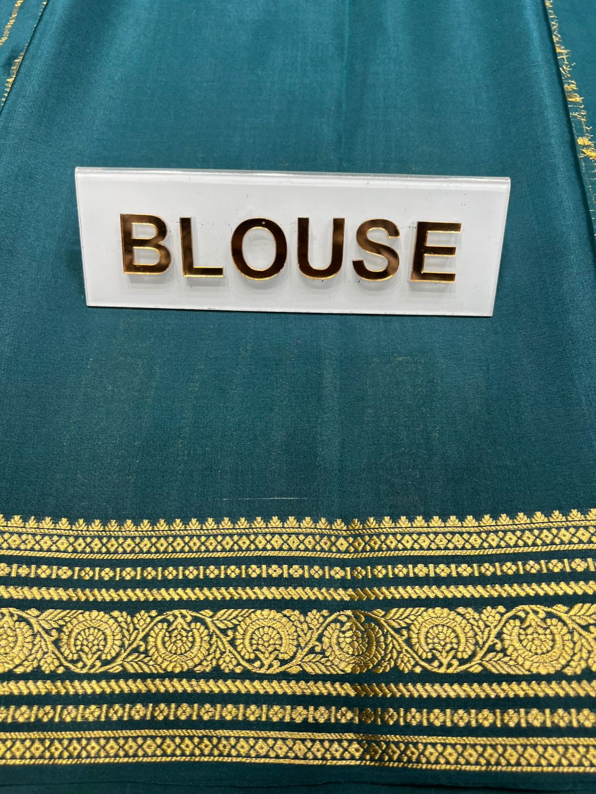 Pure Mysore Silk Saree.