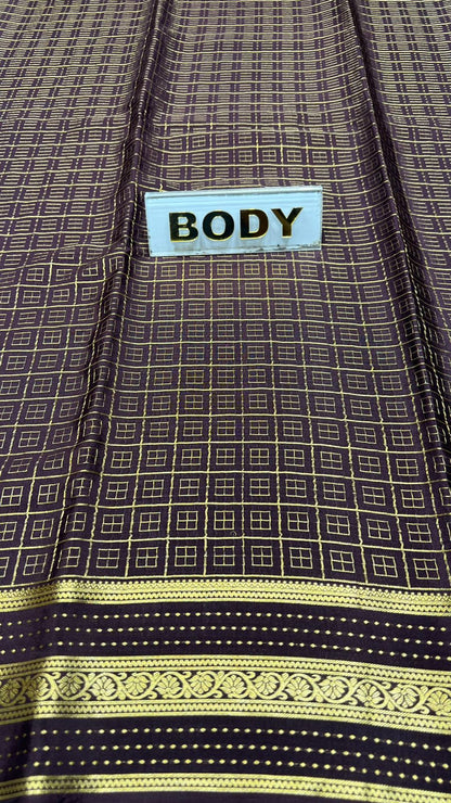 Pure Mysore Silk Saree.